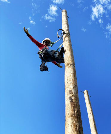 TSTC lineworker Jalen Larkins TSTC lineworker Jalen Larkins